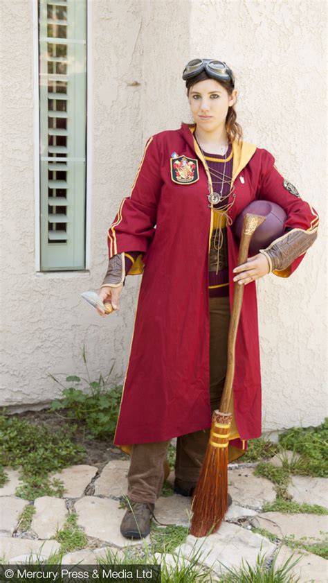 Gryffindor Quidditch Cosplay Harry Potter Fan And Her Collection