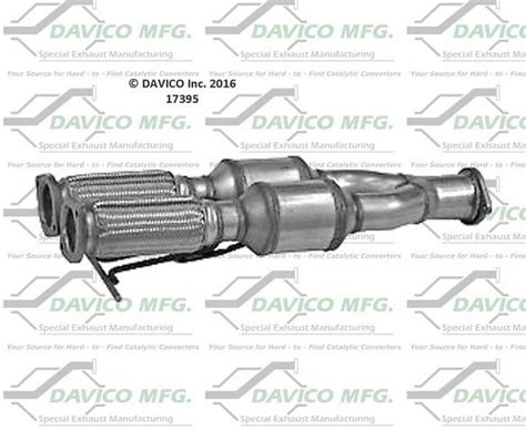 Davico Manufacturing 17395 Direct Fit Catalytic Converter