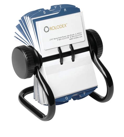 Rolodex Open Rotary Business Card File With 200 2 5 8 By 4 Inch Card