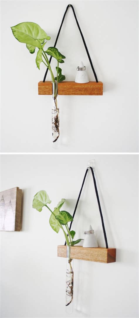 20 Diy Hanging Shelves Thatll Turn You Into A Minimalist Diybunker