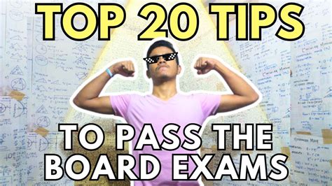 Top 20 Board Exam Tips I Wish I Knew Before Starting My Review YouTube