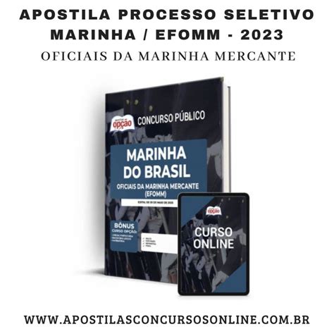 Apostila Preparatória Processo Seletivo Marinha do Brasil MB 2023