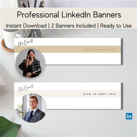 Linkedin Banner Instant Download Professional Linkedin Banner ...