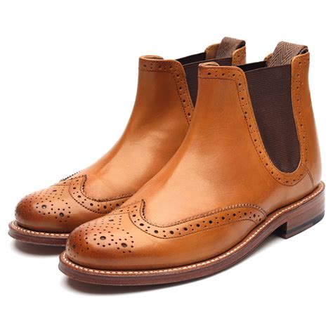 Tan Leather Chelsea Boots Ladies Outlet