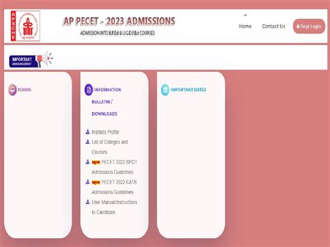 AP PECET Counselling 2023 Final Phase Registration Begins Today At