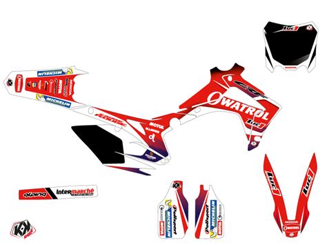 kit déco motocross honda replica team luc1 2016 Kutvek