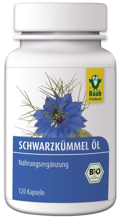 Raab Vitalfood Bio Schwarzk Mmel L Kapseln Stk Ab