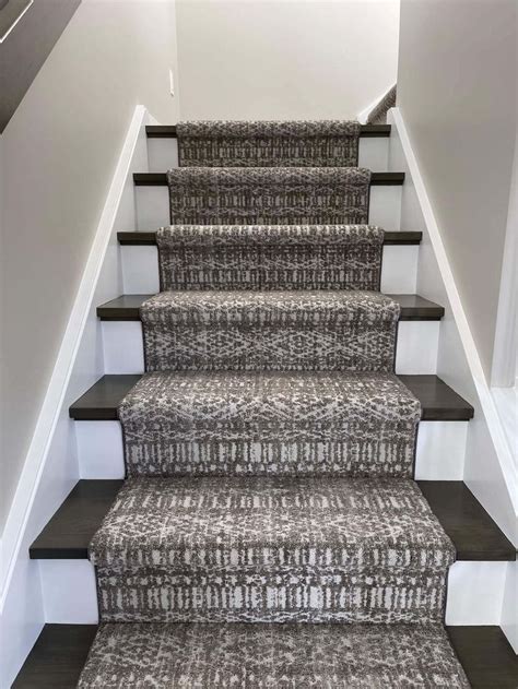 Anderson Tuftex Batique Cathedral Stair Runner Carpet Gray Stair