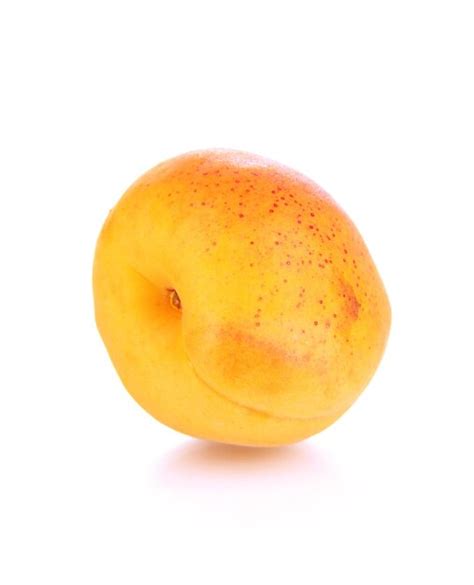 Premium Photo Fresh Natural Apricot Isolated On White