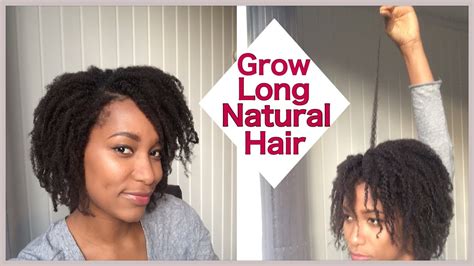 How To Grow Long Natural Hair My 4c Hair Growth Tips Youtube