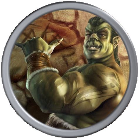 M Half Orc Barbarian Tavern Token The Space Between Roll20 Dungeons