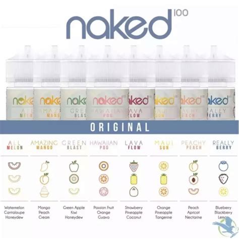 100 Original 60ml Naked Usa Branded 70VG 30PG COMPLETE Naked