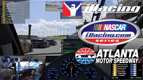 Iracing Nascar Class A Series Atlanta Fixed Setup Laps Youtube