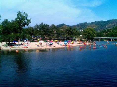 Boa Tarde Novamente A Praia Fluvial Da Valeta Em Arcos De Valdevez