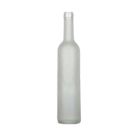 Clear Weight Round Shape Ml Ml Ml Frosted Glass Wine Bottle