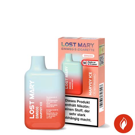 Lost Mary BM600 Einweg E Zigarette Marygy Ice 20mg Kaufen