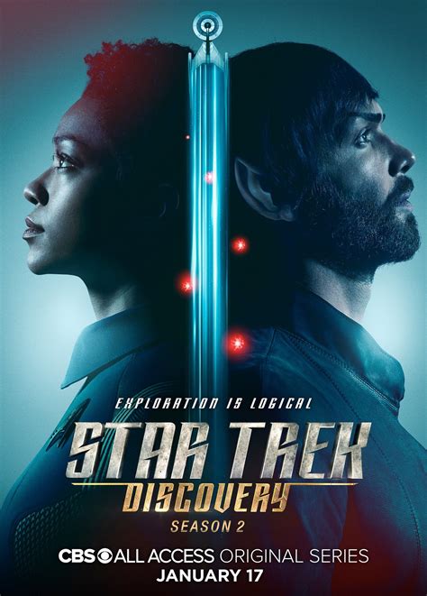 Season 2 | Promo Poster | Burnham and Spock - Star Trek: Discovery ...