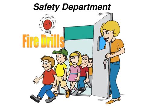 School Fire Drill Cartoon