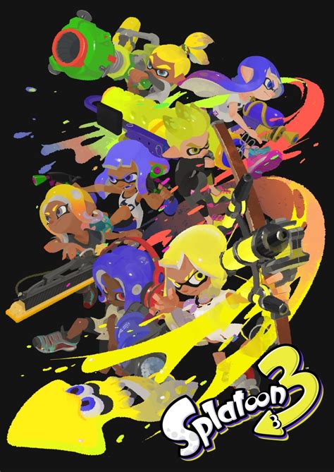 Splatoon 3 Arte De Lanzamiento Nintendo Switch Nintheorist