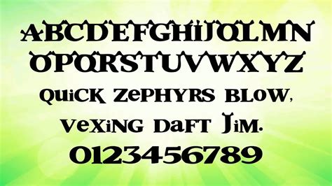 Shrek Font Fonts Studio