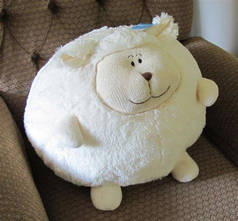 Susie The Sheep 15 Round Animal Soft Plush Toy Pillow Pal New