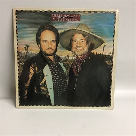 Merle Haggard And Willie Nelson Vinyl Album Poncho And Lefty Etsy