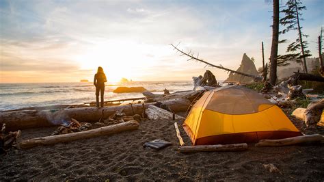 Camping on Rialto Beach in Olympic National Park - Olympic National ...