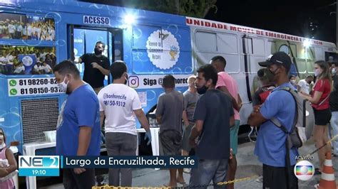 Voluntários promovem ações de solidariedade para sem teto NE2 G1