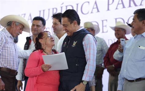 títulos agrarios para dar tranquilidad a las familias en la región de