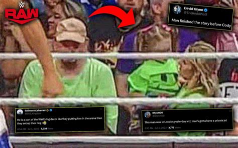 The Green Shirt Guy Did Not Come To Wwe Raw Alone Twitter Explodes