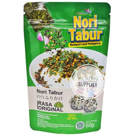 Jual Nori Tabur Rumput Laut Panggang Original 60gr Shopee Indonesia