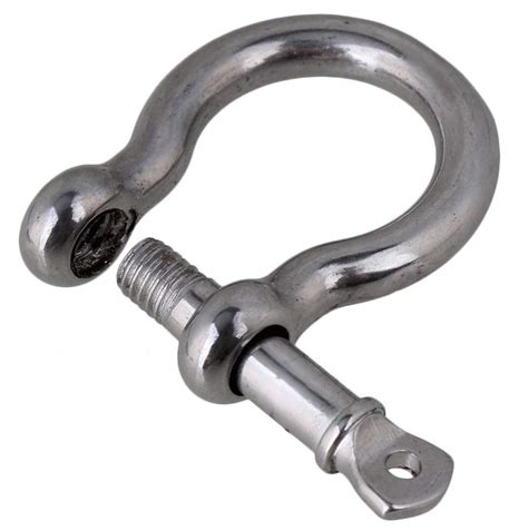 1 Stainless Steel Screw Pin Anchor Bow Shackle Type 316 Wll Working