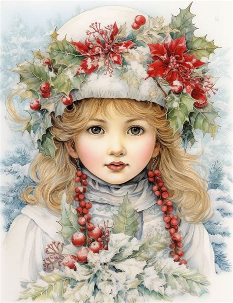 Welcome To Our Collection Of Exquisite Vintage Christmas Girls