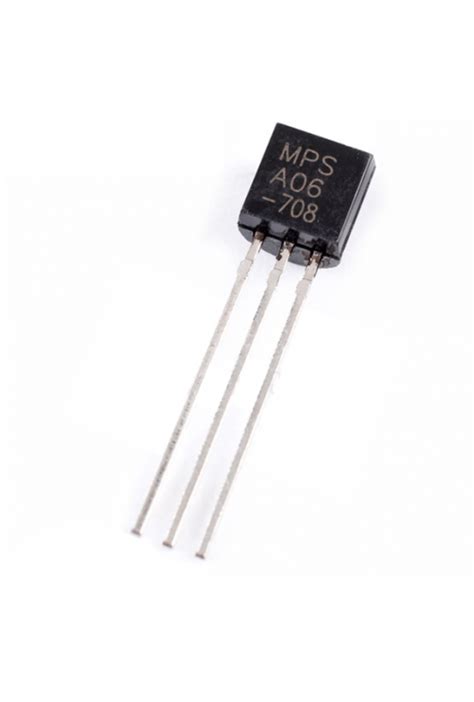 MPSA06 Transistor BJT NPN 80V 500mA TO 92 3