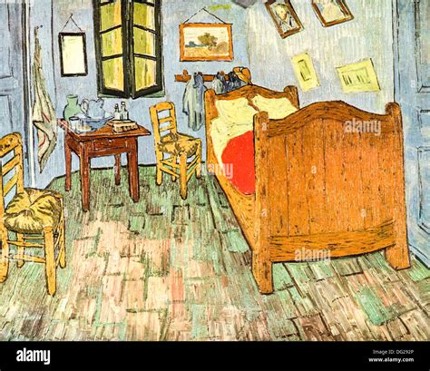 Bedroom in Arles by Vincent Van Gogh 1888 Stock Photo - Alamy