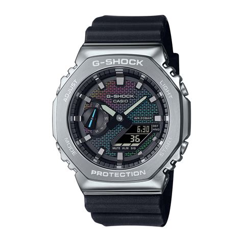 Reloj G Shock Gm 2100rw 1adr Resinaacero Hombre Plateado Btime