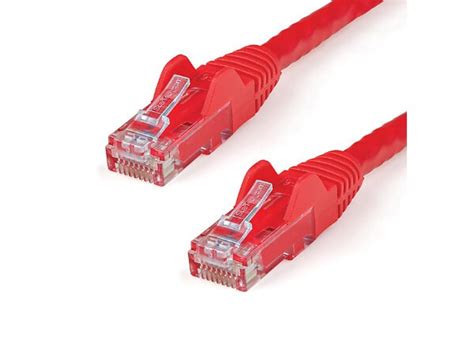 Cat6 Ethernet Cable 10 Red 650mhz Cat 6 Snagless Patch