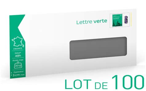 Pr T Poster Lettre Verte G Format Dl Enveloppes Fen Tre