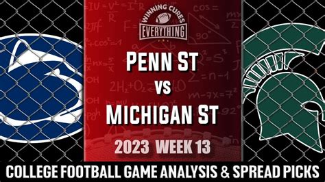 Penn State Vs Michigan State Picks And Prediction Against The Spread 2023