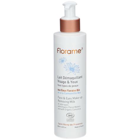 Florame Lait Démaquillant Visage Yeux 200 ml Redcare Pharmacie