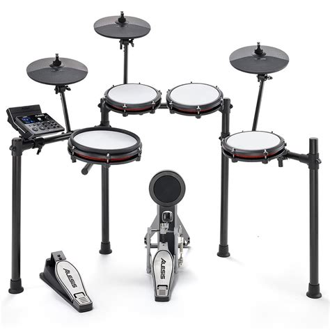 Alesis NitroMax 8 Piece Electronic Drum Kit w Mesh Heads and Bluetooth ...