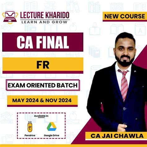 Ca Final Fr Classes Ca Jai Chawla Exam Oriented Batch May