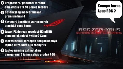 Kenapa Harus Asus Rog Inilah Alasan Kenapa Kamu Harus Milih Rog