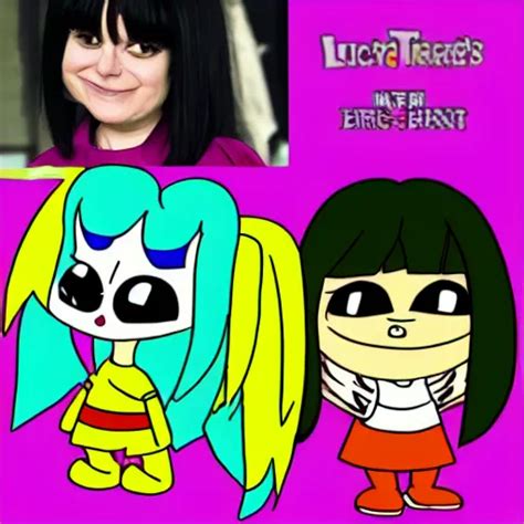 Kris From Deltarune And Lucy Loud Comparing Bangs Stable Diffusion