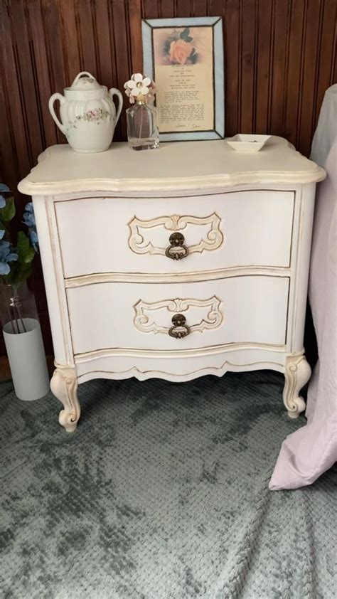 French Country Nightstand Makeover From Trash To Treasure