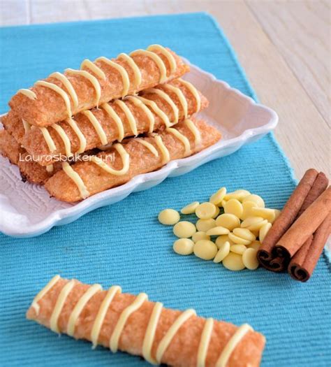 Kaneelstengels Met Witte Chocola Laura S Bakery Recept Zoete