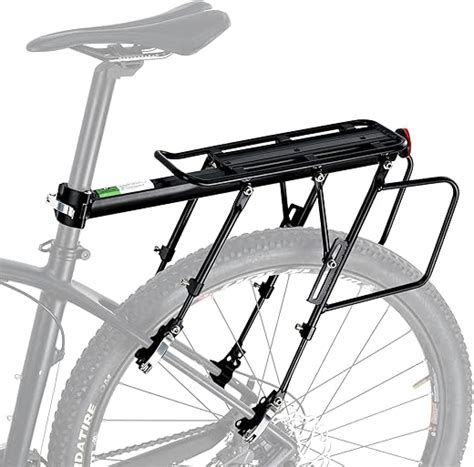 Rockbros Rear Bike Rack 55 Lbs Load Full Quick Release Aluminum Alloy Bike Cargo Racks With