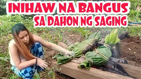 Inihaw Na Bangus Sa Dahon Ng Saging Paano Mag Ihaw Ng Bangus Sa Dahon