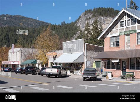 Downtown Metaline Falls, Washington Stock Photo - Alamy