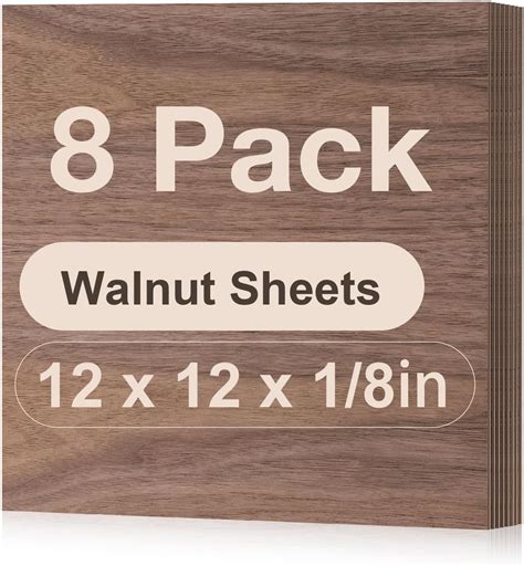 Amazon Robotime Pack Walnut Plywood Sheets X X Inch